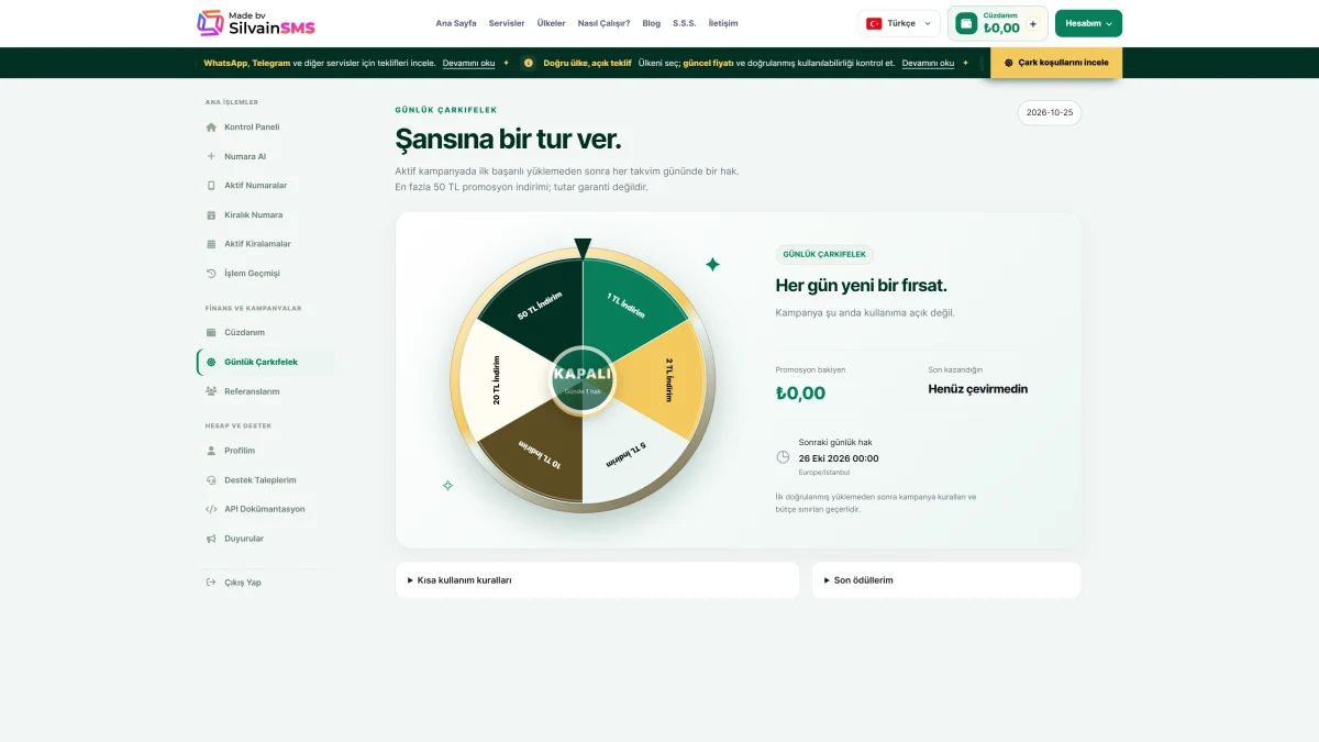 SilvainSMS  SMS Onay Scripti · Site Görüntüleri 9